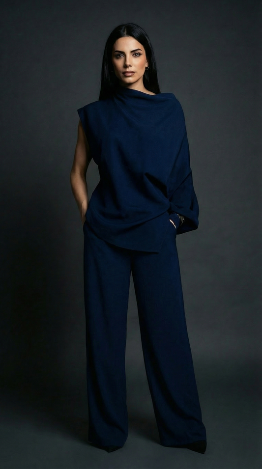 The Asymmetrical Draped Set