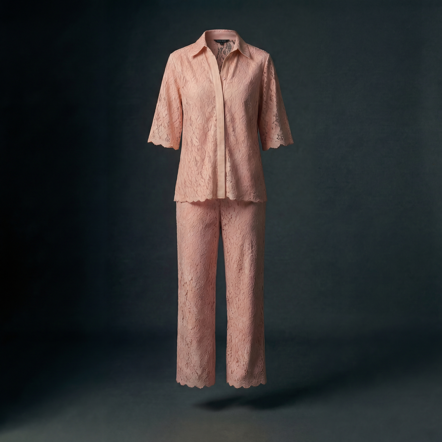 The Scalloped Guipure Set