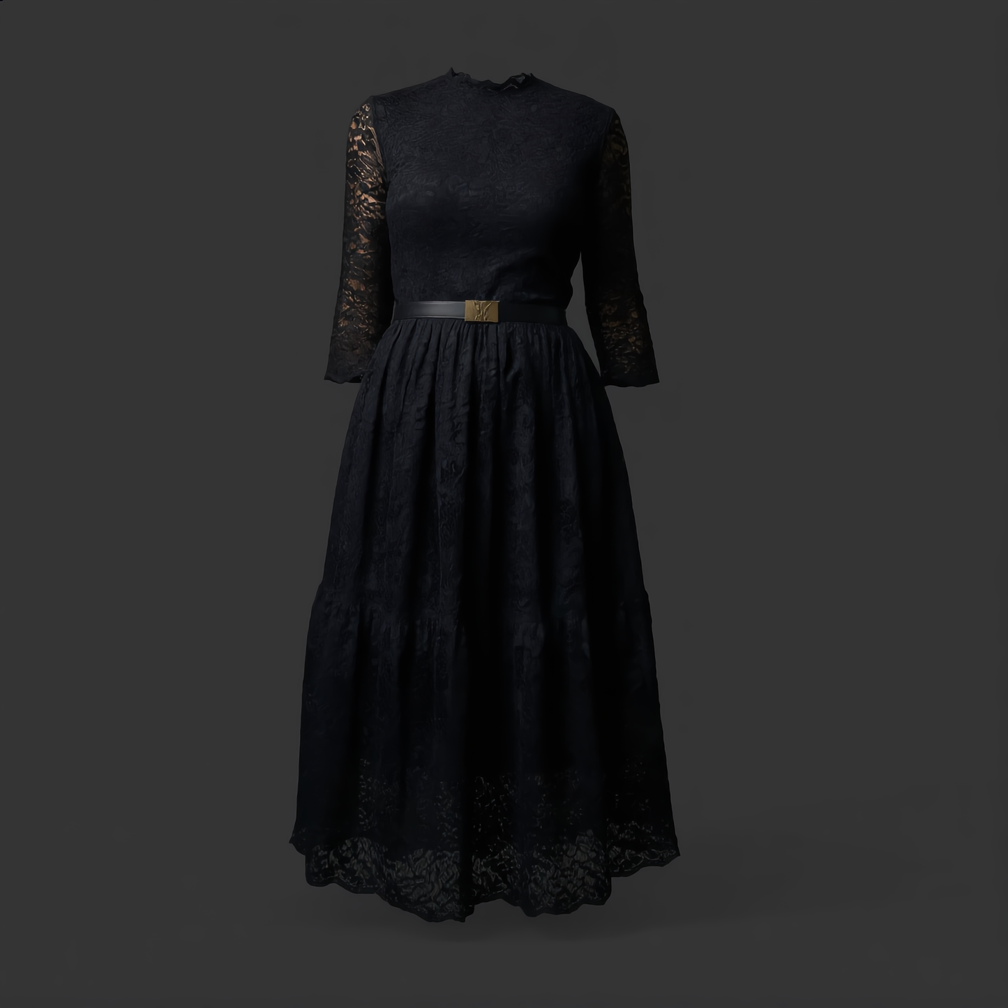 The Filigree Guipure Dress