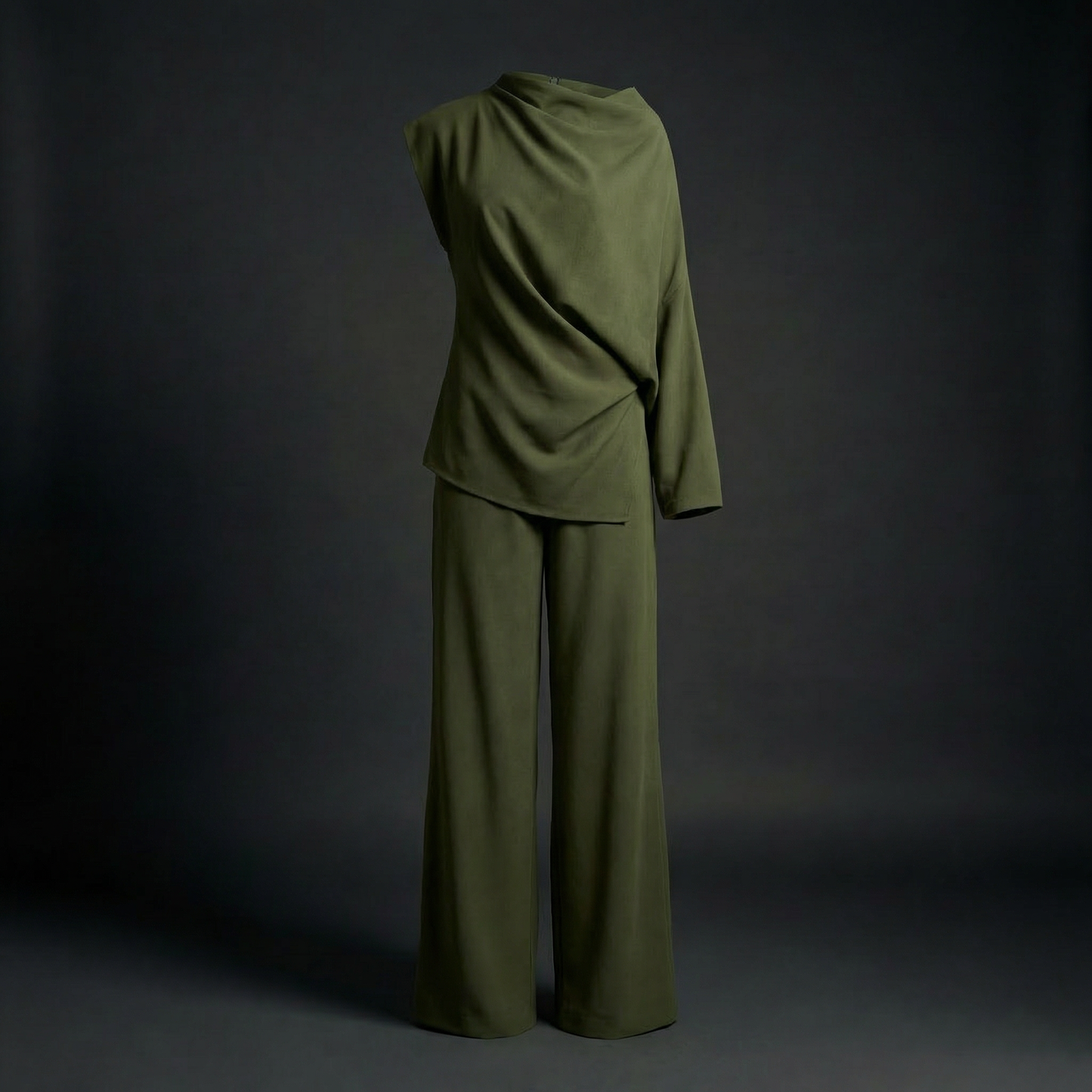 The Asymmetrical Draped Set